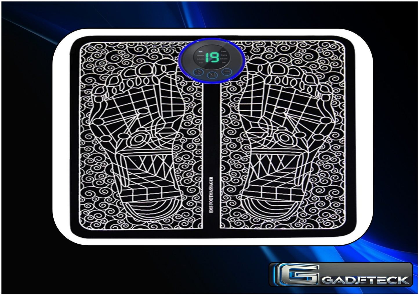 Coussin de massage de pied électrique Massage musculaire Entraîneur de relaxation pour massage - gadjeteck