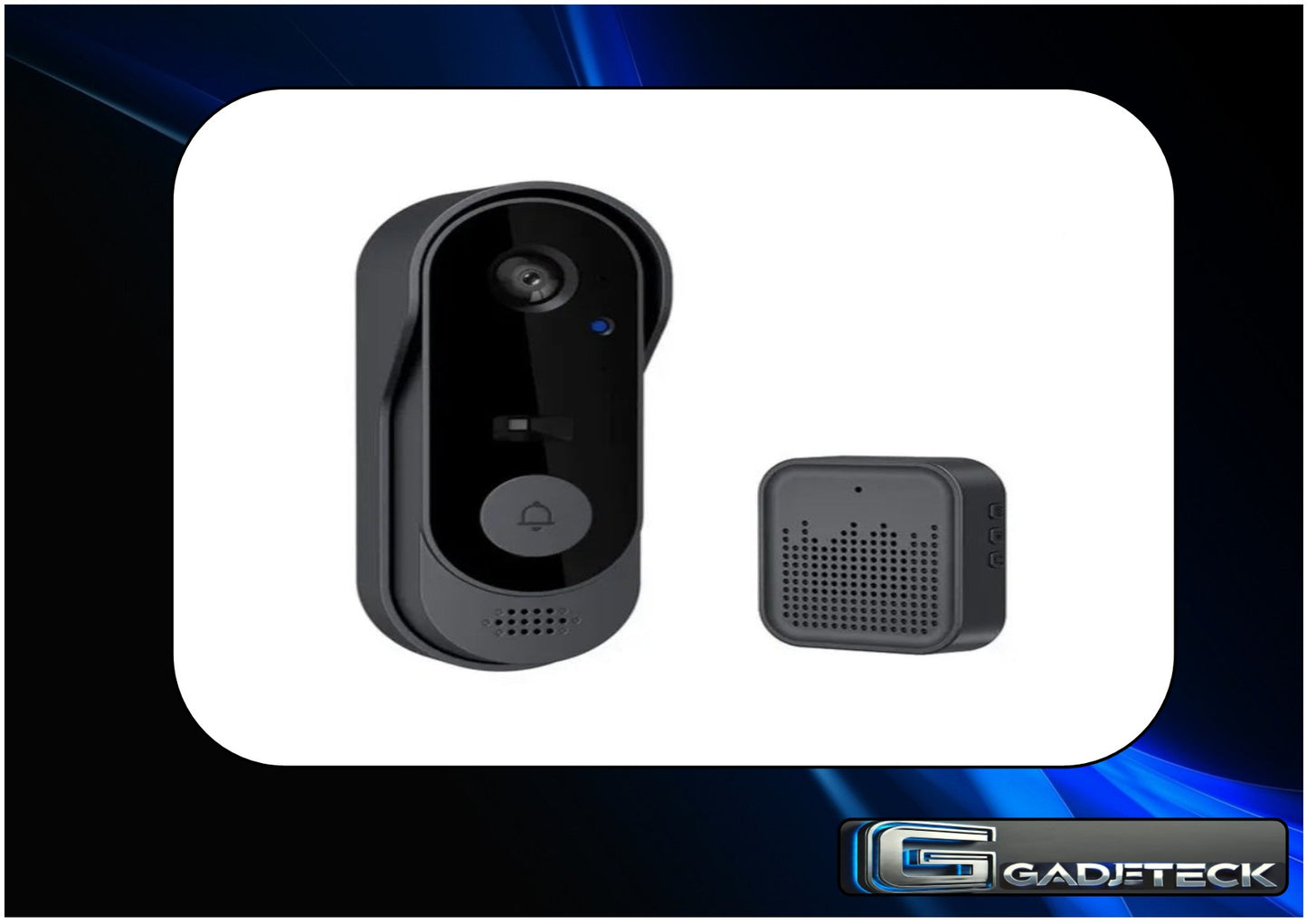 Interphone vidéo de sécurité IR avec camera sans fil