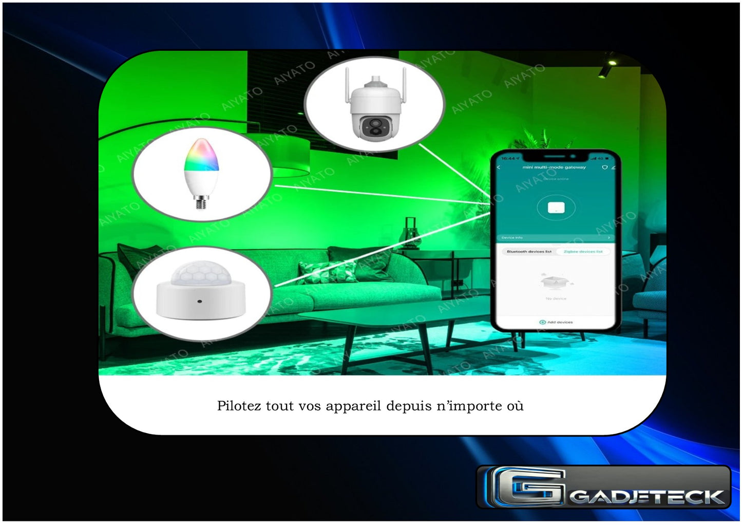 Télécommande Appareil d'automatisation Fonctionne avec Alexa Google - gadjeteck