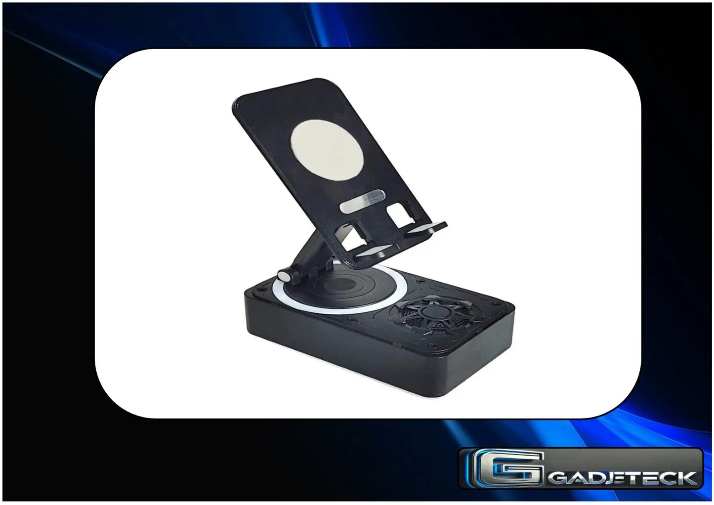 Support de téléphone portable avec haut-parleur Bluetooth - gadjeteck