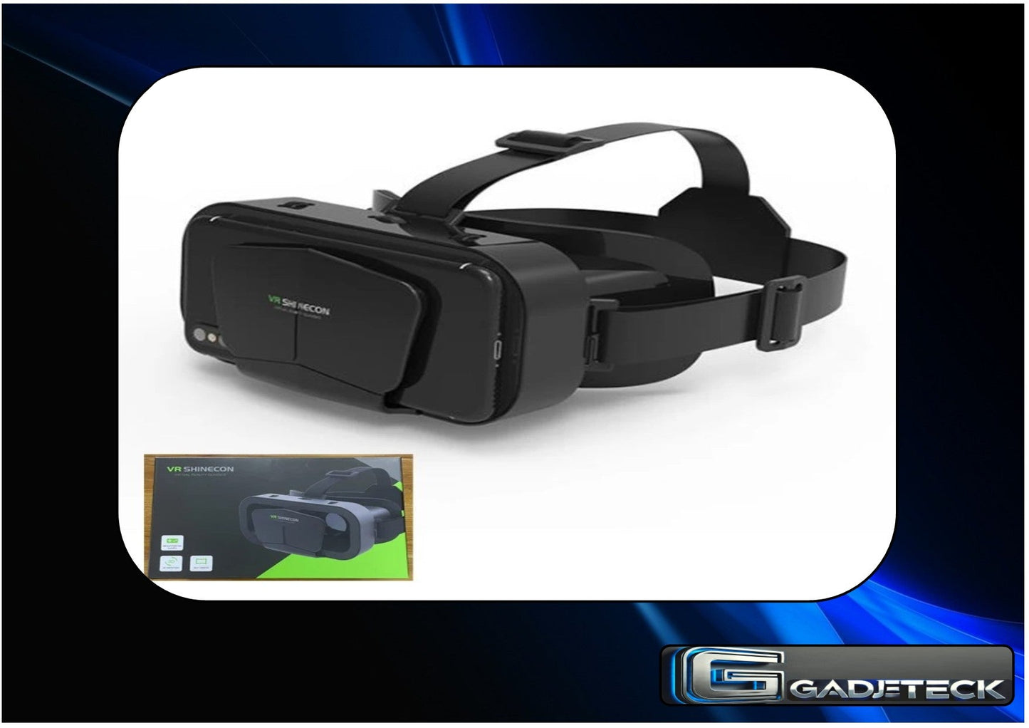 VR Lunettes 3D Casque de réalité virtuel Lunettes pour smartphone Téléphone portable intelligent avec contrôleur - gadjeteck