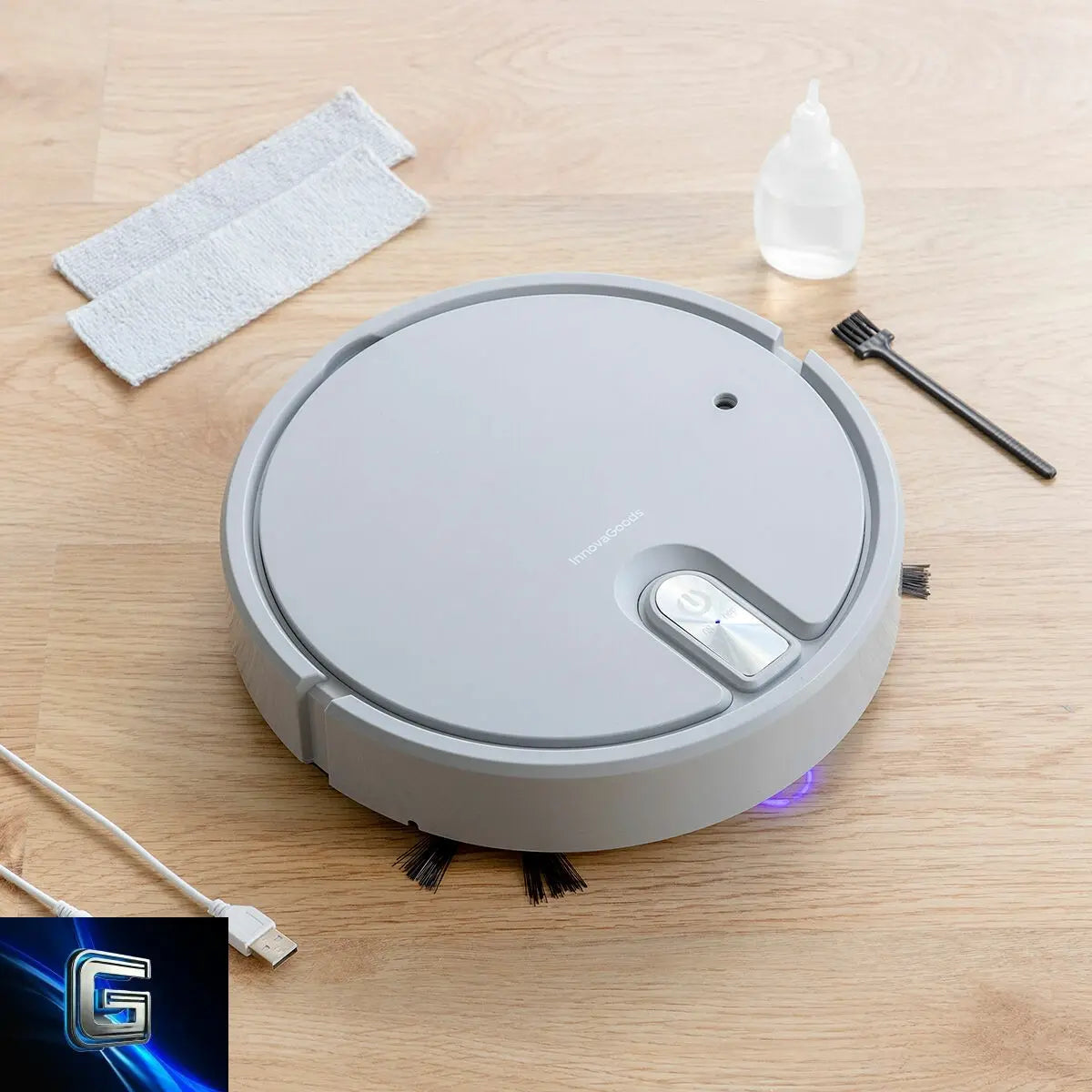 Robot Aspirateur Rechargeable Multifonction 5 en 1 Varob InnovaGoods Bigbuy