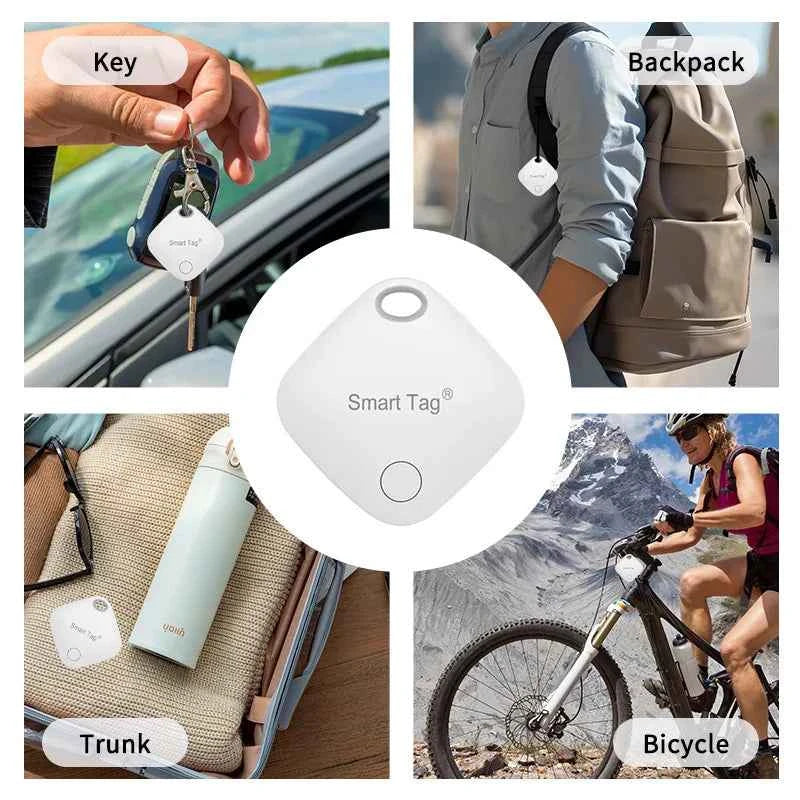 Balise GPS Bluetooth iPhone - Dispositif de rappel anti-perte compatible avec Apple Find My et tag de remplacement MFI