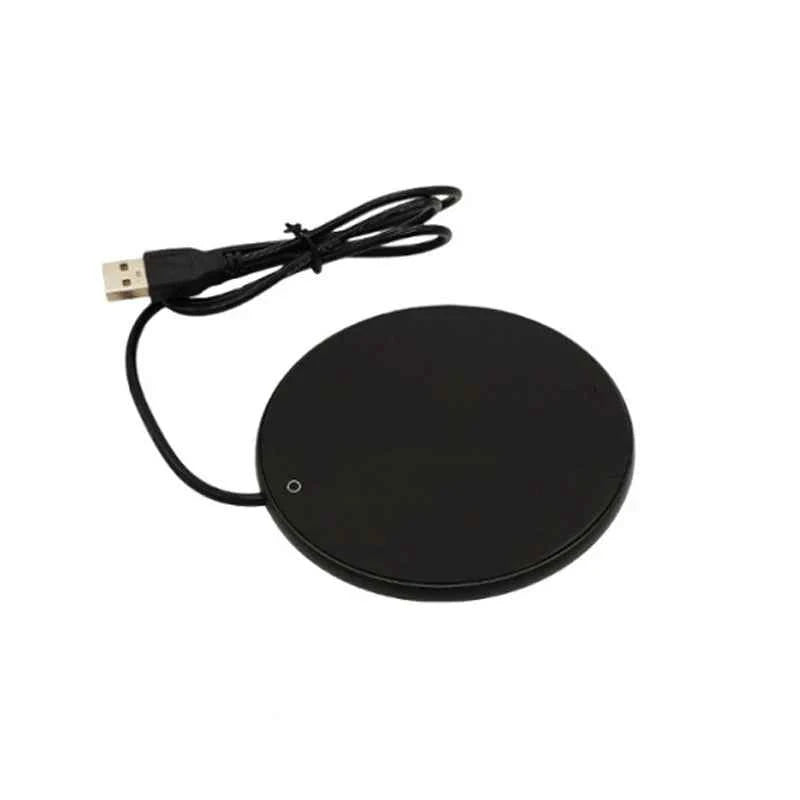 Mug chauffant électrique - Réchauffeur de tasse USB pour café, thé, et eau avec plateau thermostatique intelligent pour bureau et maison