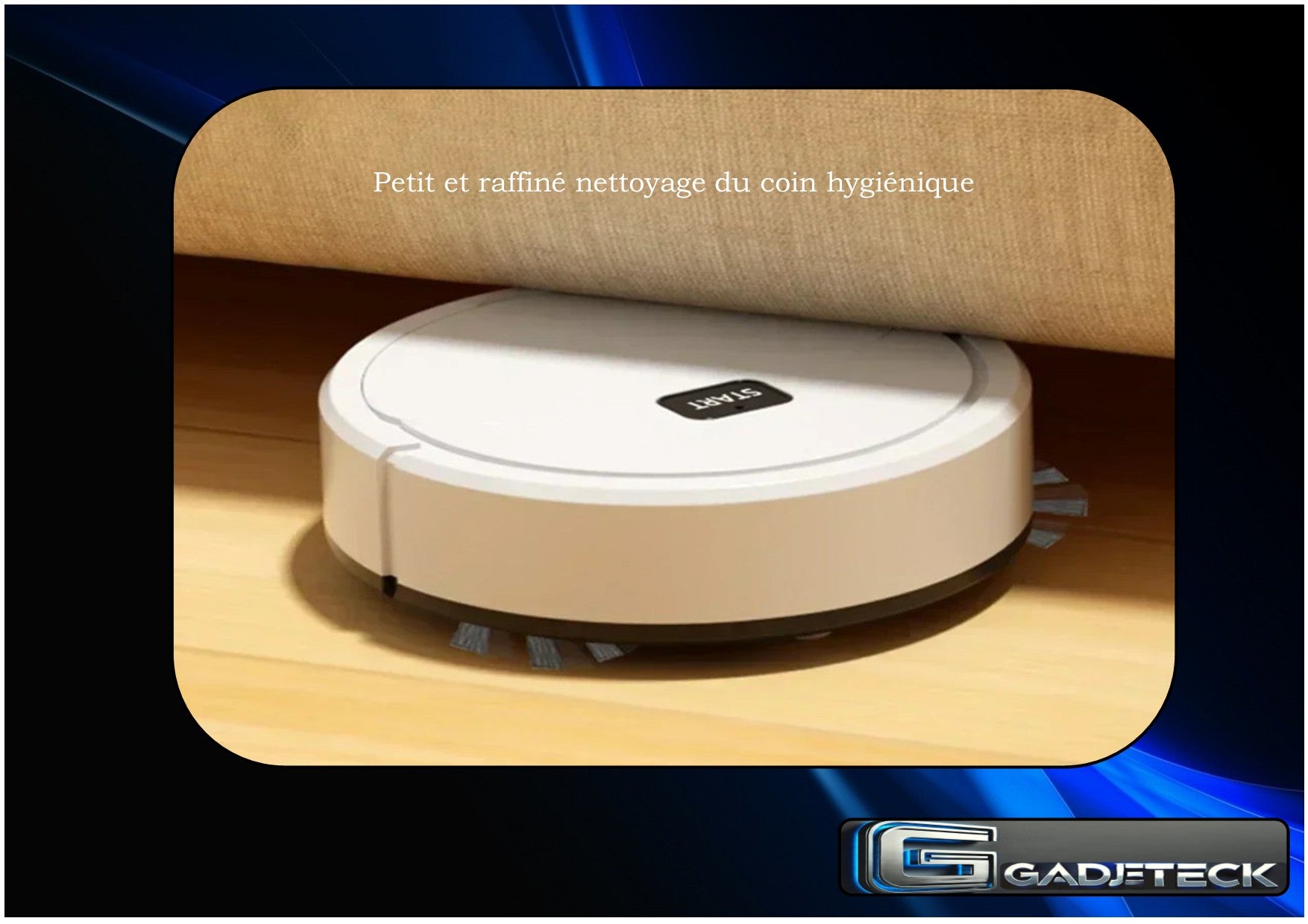 Aspirateur Robot de balayage Nettoyage du sol 3 en 1 Sweeper - gadjeteck