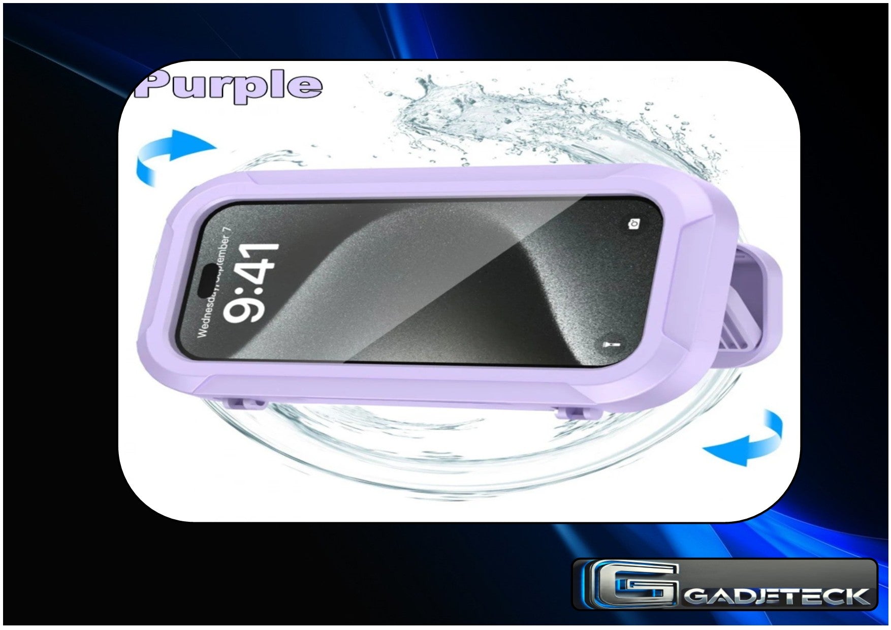 Support de téléphone de douche étanche 360° - gadjeteck