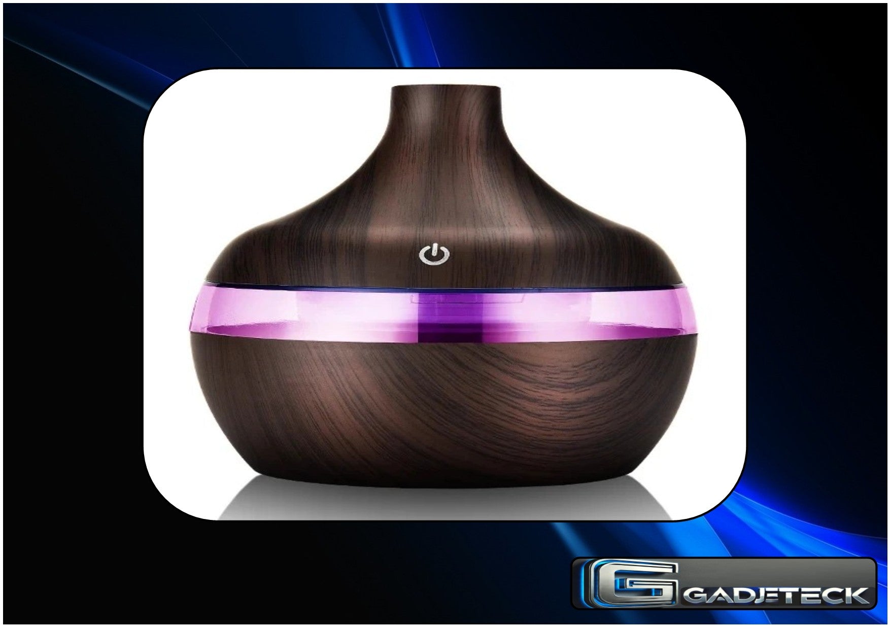 Humidificateur Diffuseur d’air aromatique électrique Humidificateur d’air à ultrasons en bois Huile essentielle Aromathérapie 300ml - gadjeteck