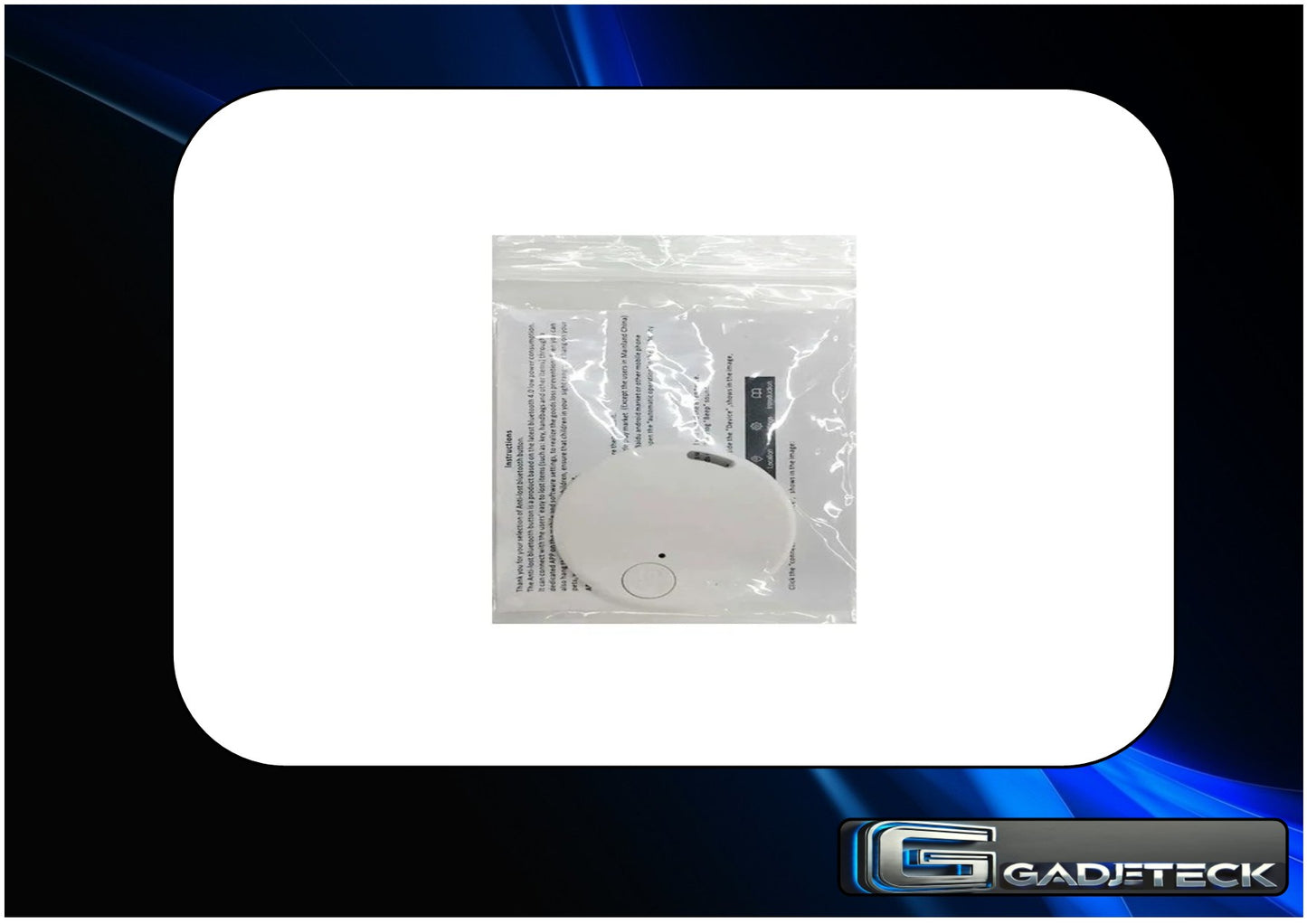 Mini localisateur GPS, alarme anti-perte, portefeuille, porte-clés, étiquette intelligente, traceur compatible Bluetooth - gadjeteck