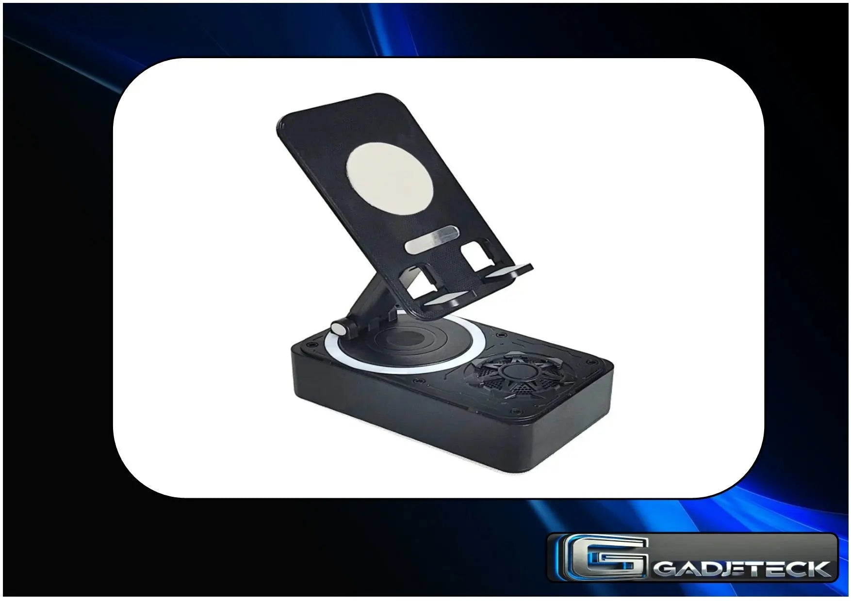 Support de téléphone portable avec haut-parleur Bluetooth - gadjeteck