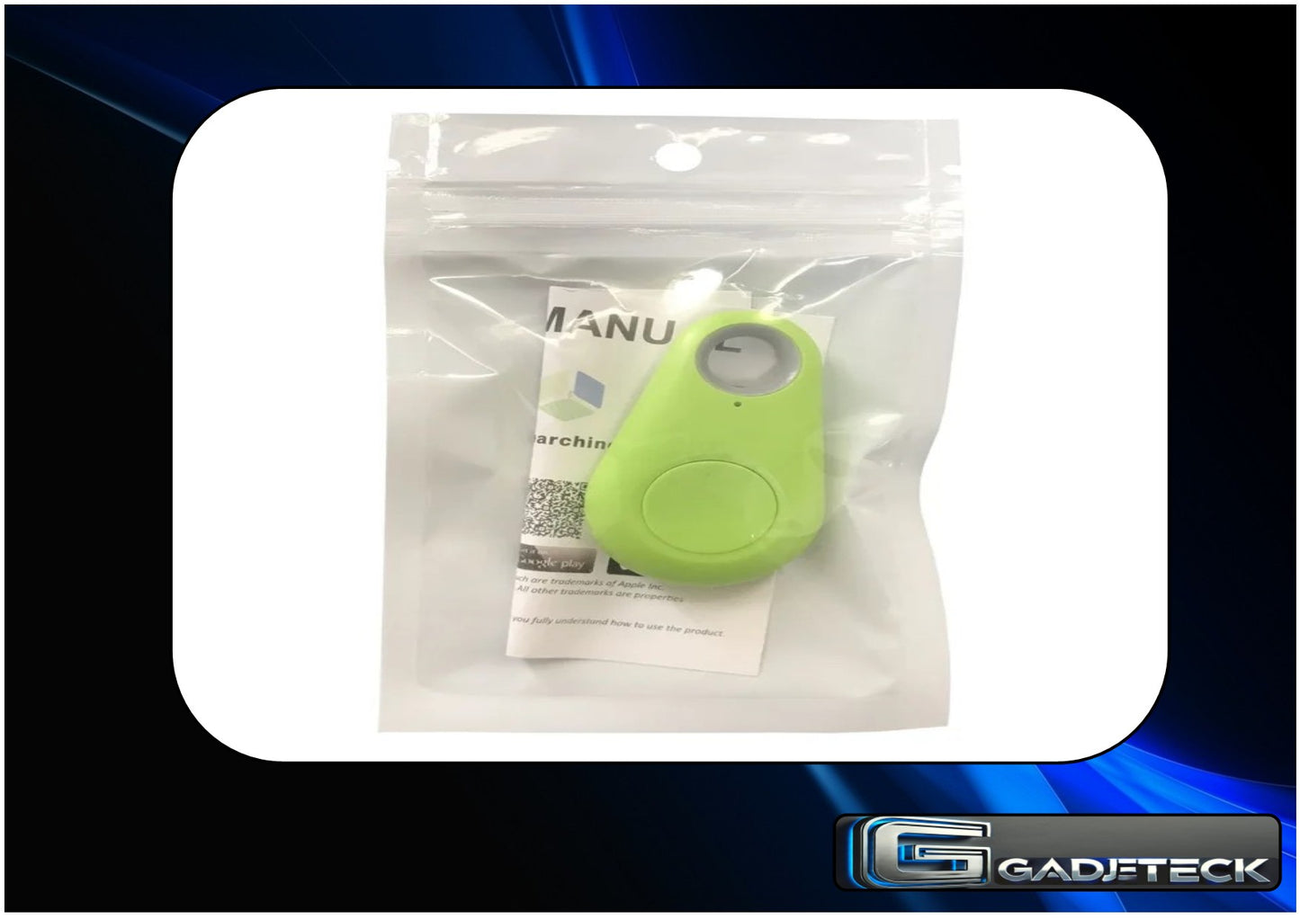 Mini localisateur GPS, alarme anti-perte, portefeuille, porte-clés, étiquette intelligente, traceur compatible Bluetooth - gadjeteck