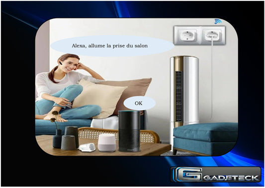 Voice-controlled smart plug