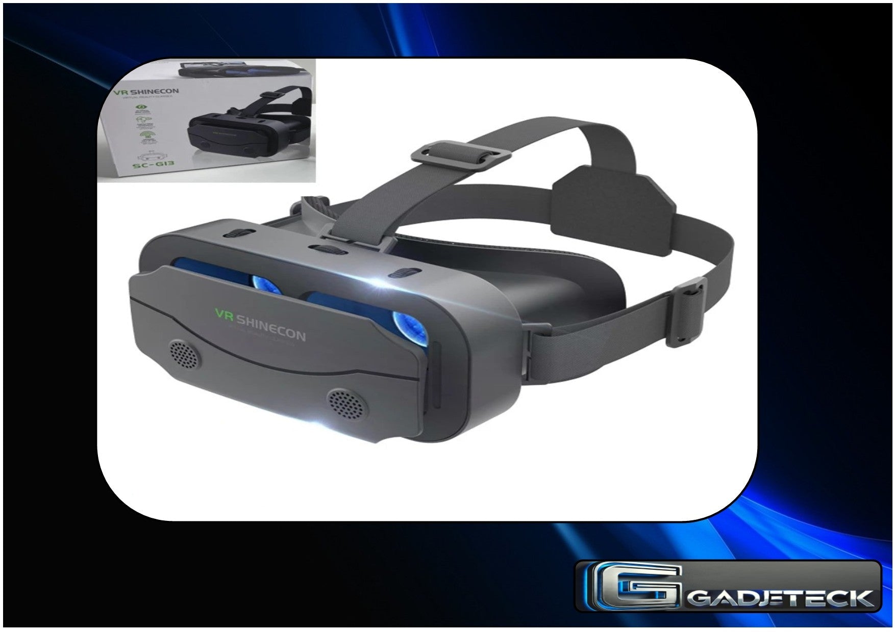 VR Lunettes 3D Casque de réalité virtuel Lunettes pour smartphone Téléphone portable intelligent avec contrôleur - gadjeteck