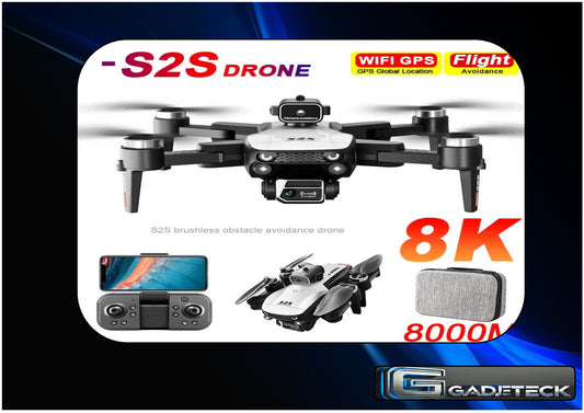 S2S 8K GPS Drone, Aerial Photography, Omnidirectional Dual Camera