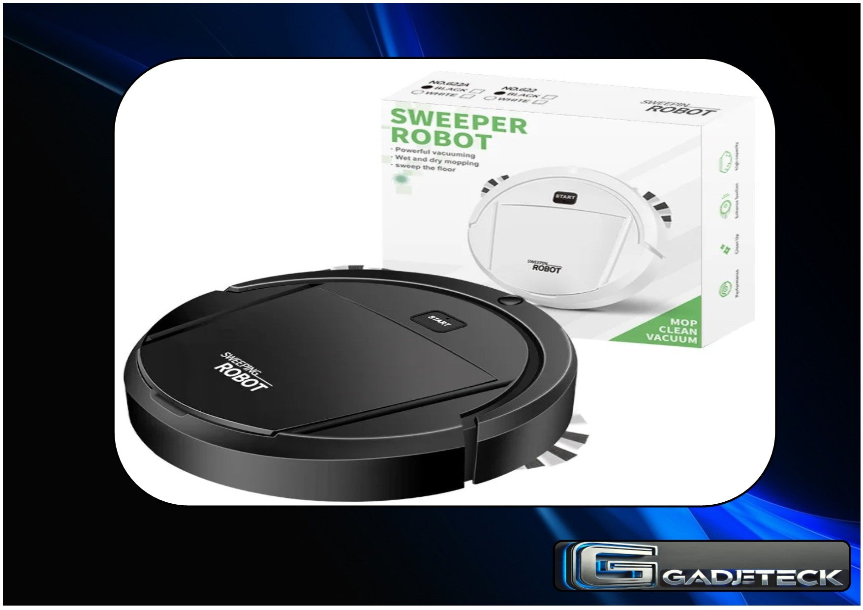 Nouveau robot aspirateur automatique balayage intelligent machine de nettoyage humide à sec - gadjeteck