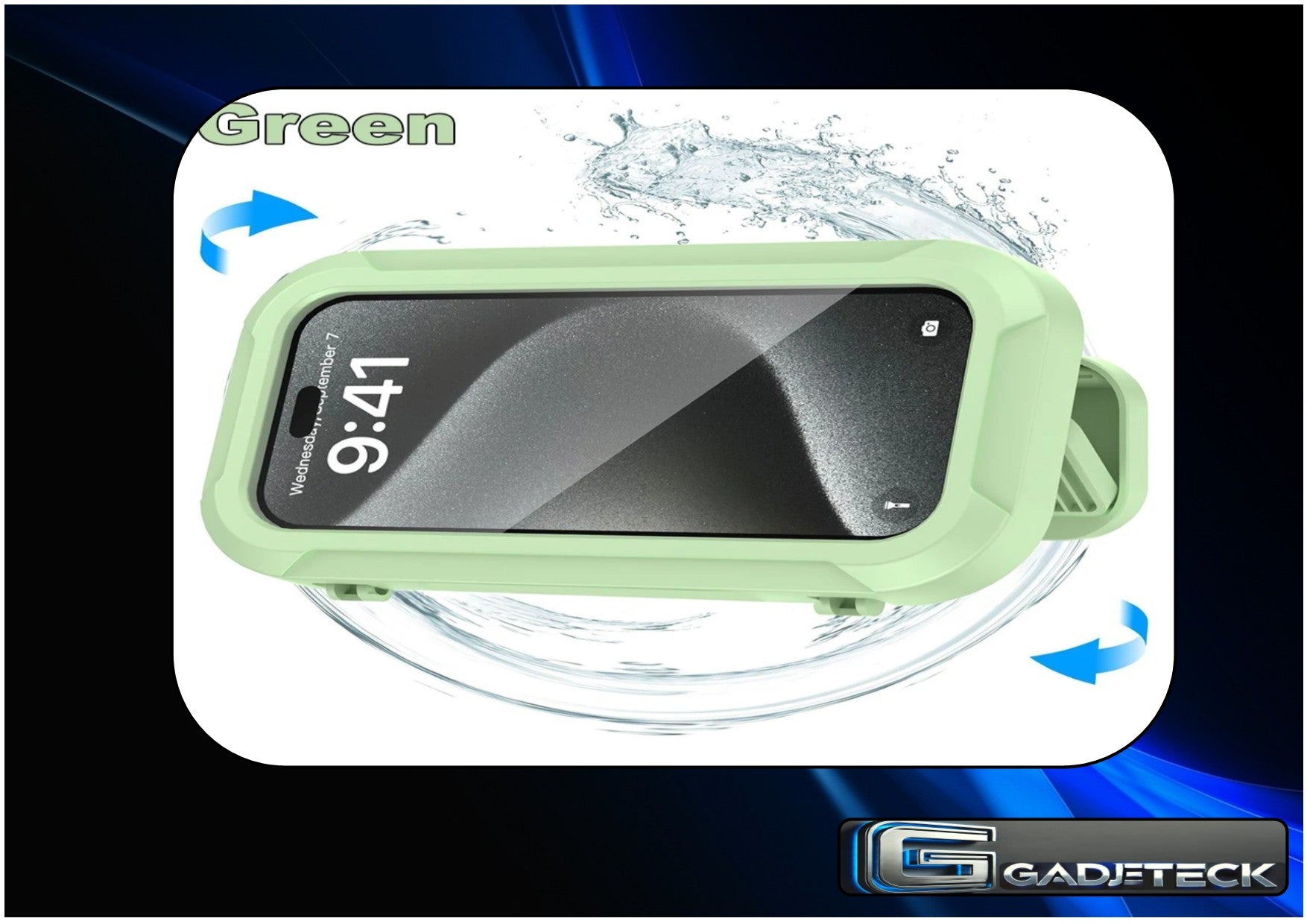 Support de téléphone de douche étanche 360° - gadjeteck