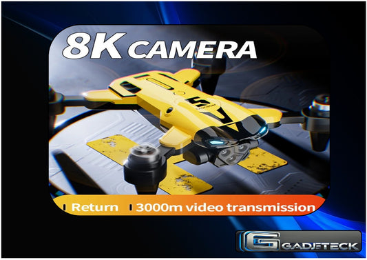 M5 2024 8K Professional Drone with Triple Camera, Brushless Motor, Optical Flow Positioning, Foldable Quadcopter