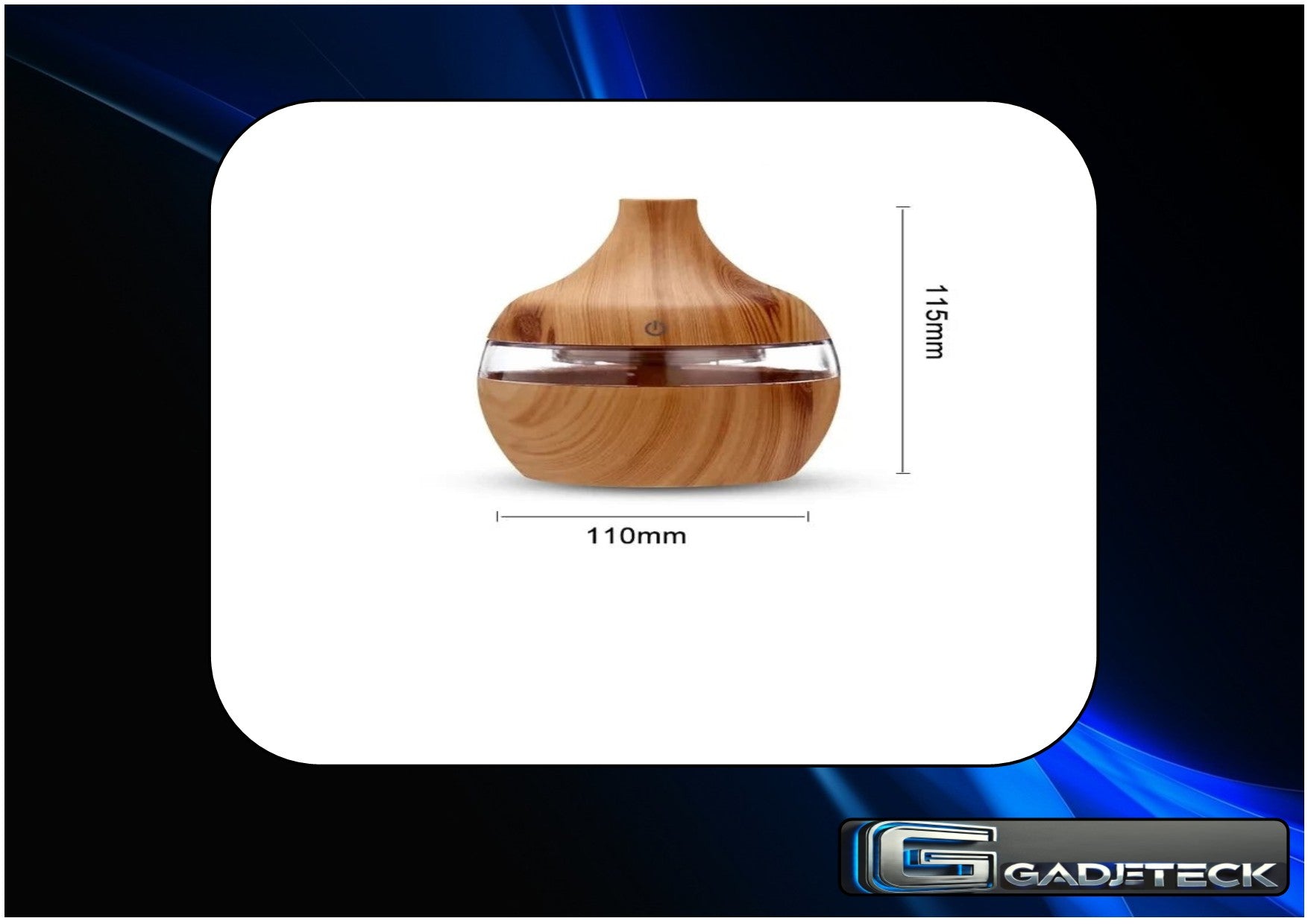 Humidificateur Diffuseur d’air aromatique électrique Humidificateur d’air à ultrasons en bois Huile essentielle Aromathérapie 300ml - gadjeteck
