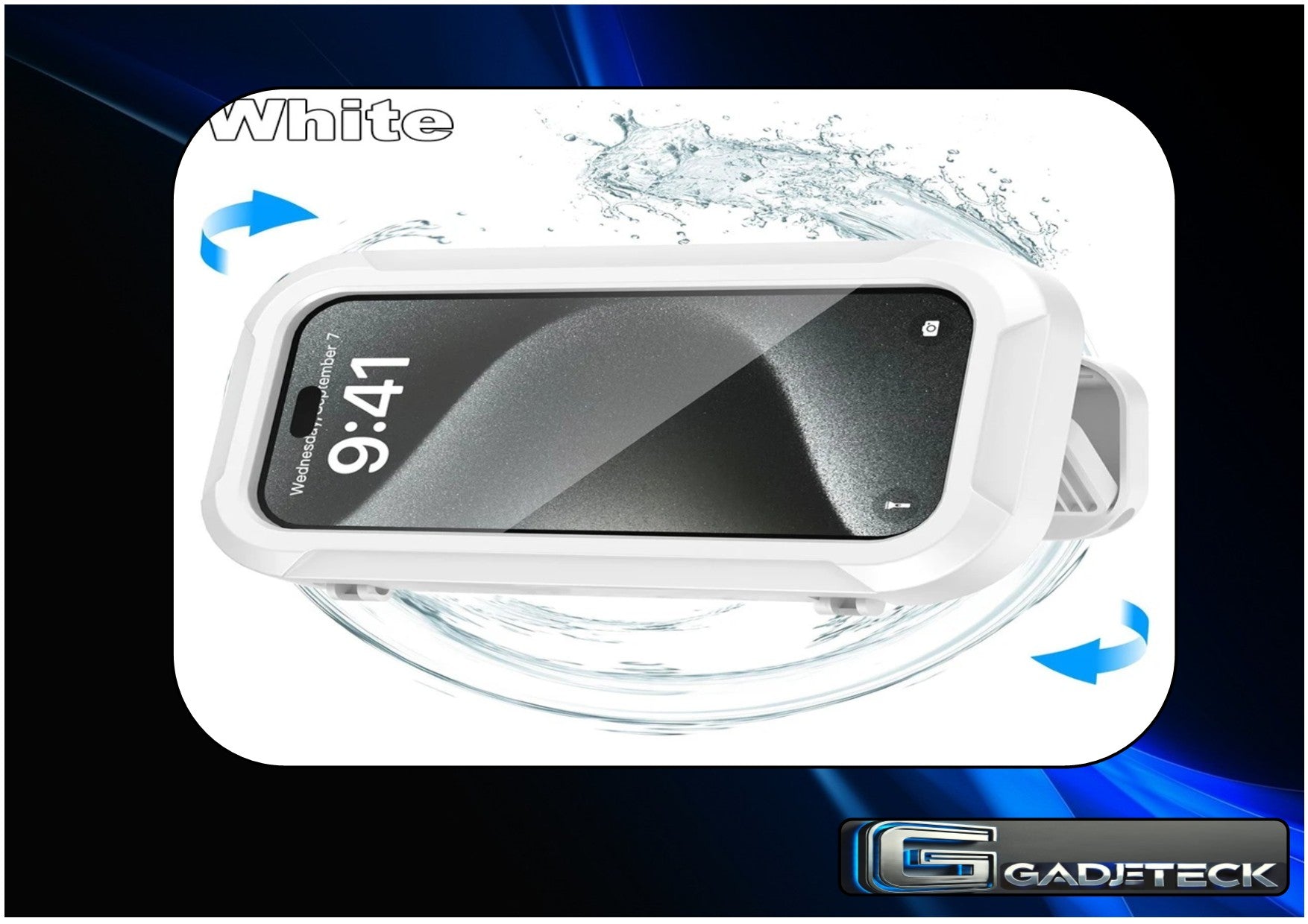Support de téléphone de douche étanche 360° - gadjeteck