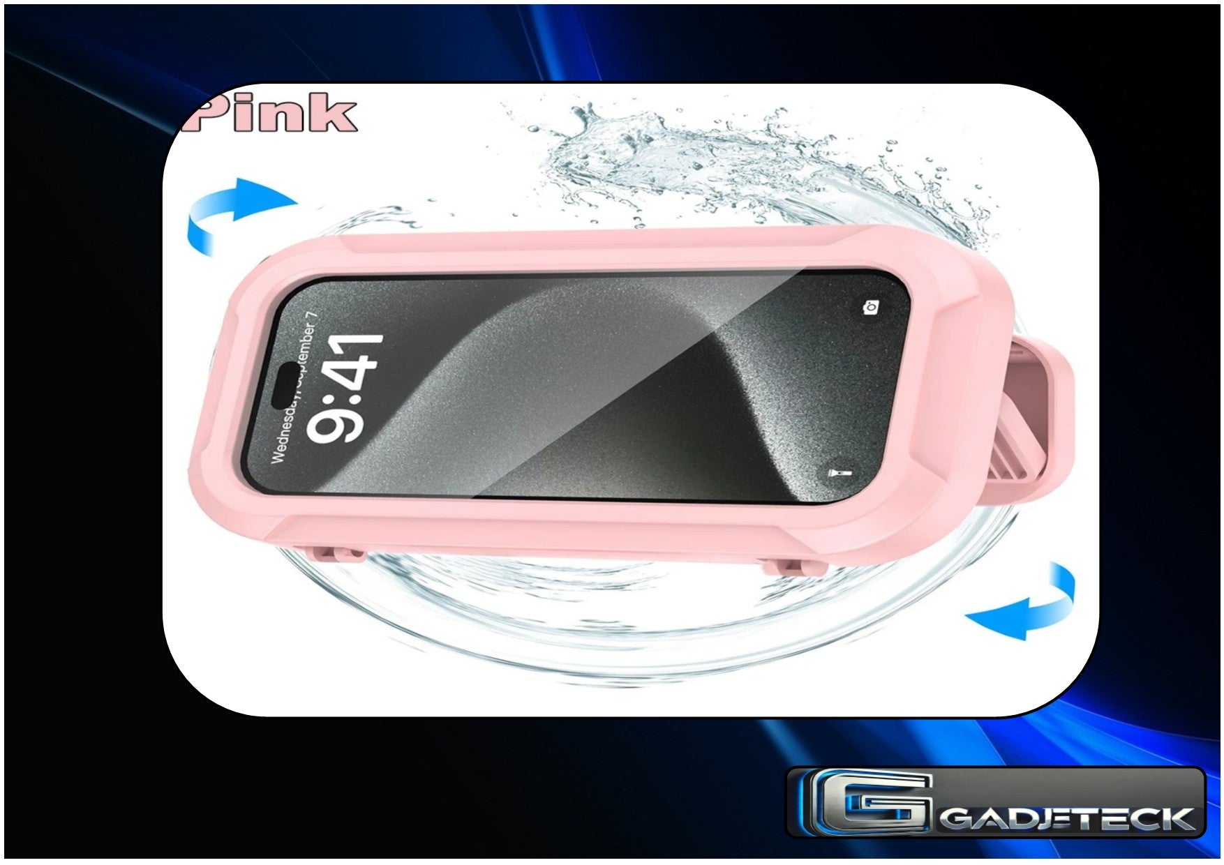 Support de téléphone de douche étanche 360° - gadjeteck