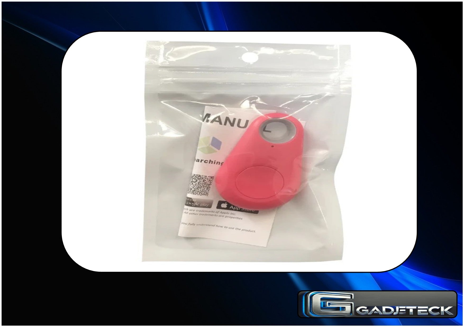 Mini localisateur GPS, alarme anti-perte, portefeuille, porte-clés, étiquette intelligente, traceur compatible Bluetooth - gadjeteck