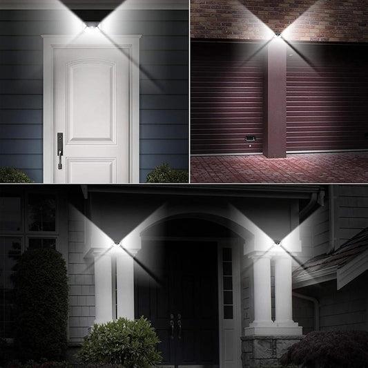 Lampe solaire murale 100 LEDS détection de mouvement