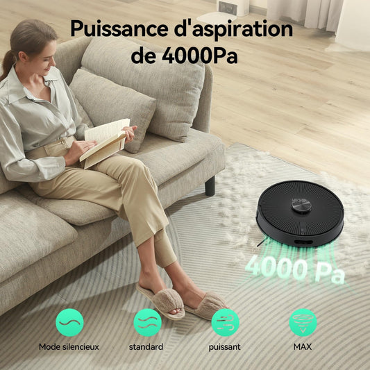 Redkey R10 Aspirateur Robot avec Station de Vidange