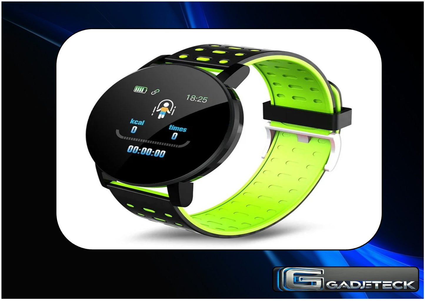 Montre intelligente Hommes Femmes Fréquence Cardiaque Surveillance de la pression artérielle Bluetooth - gadjeteck