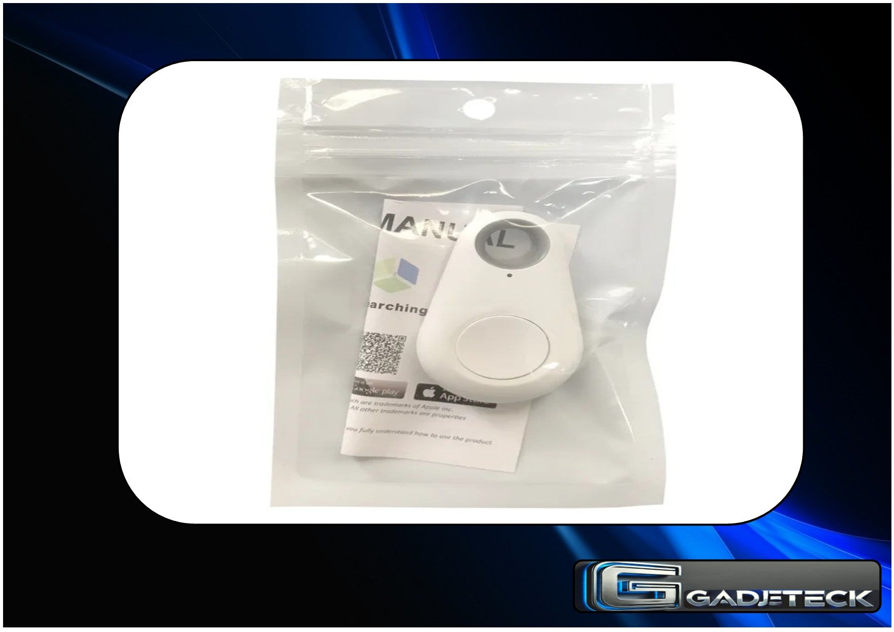 Mini localisateur GPS, alarme anti-perte, portefeuille, porte-clés, étiquette intelligente, traceur compatible Bluetooth - gadjeteck