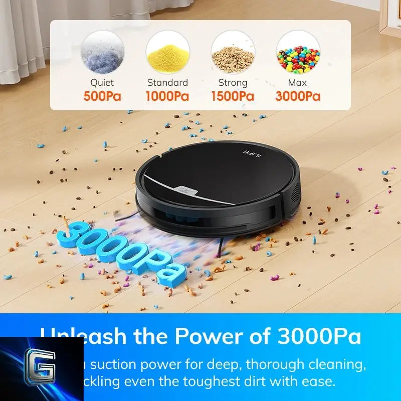 ILIFE V9 Pro Robot aspirateur et serpillère, aspirateur robot à vidage automatique gadjeteck