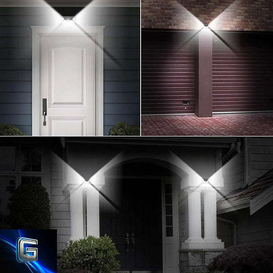 Lampe solaire murale 100 LEDS détection de mouvement gadjeteck