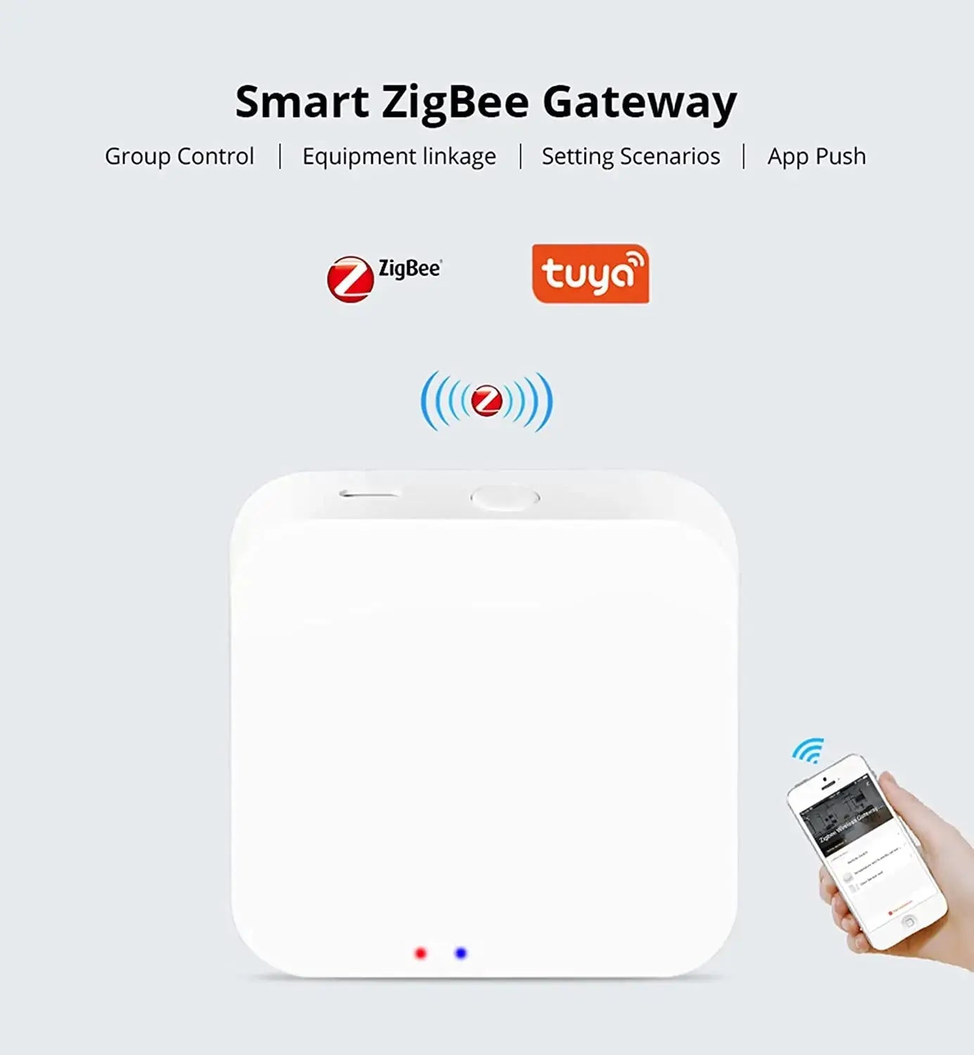 Tuya Zigbee 3.0 Gateway Hub Maison intelligente gadjeteck