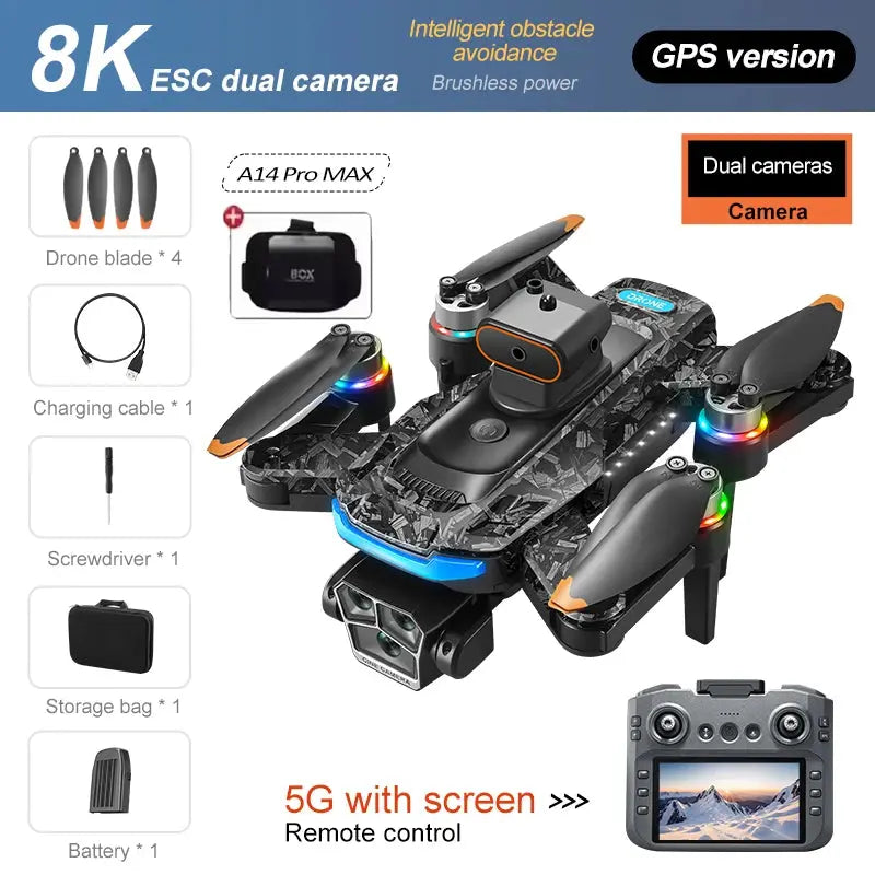 Xiaomi A14Pro Max 8K HD Trois Caméras GPS Sans Balais gadjeteck