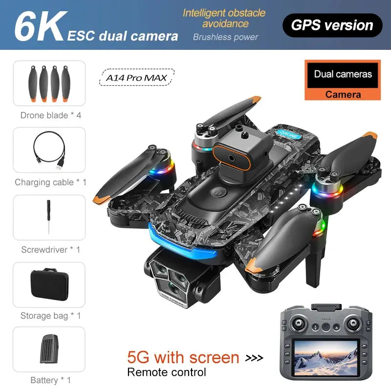 Xiaomi A14Pro Max 8K HD Trois Caméras GPS Sans Balais gadjeteck