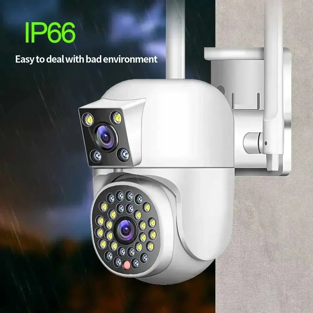 Caméra de surveillance extérieure PTZ 4K 8MP gadjeteck