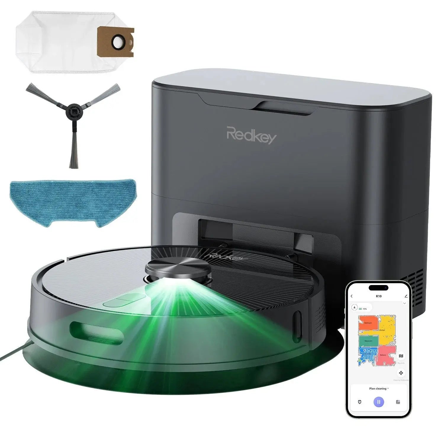 Redkey R10 Aspirateur Robot avec Station de Vidange gadjeteck