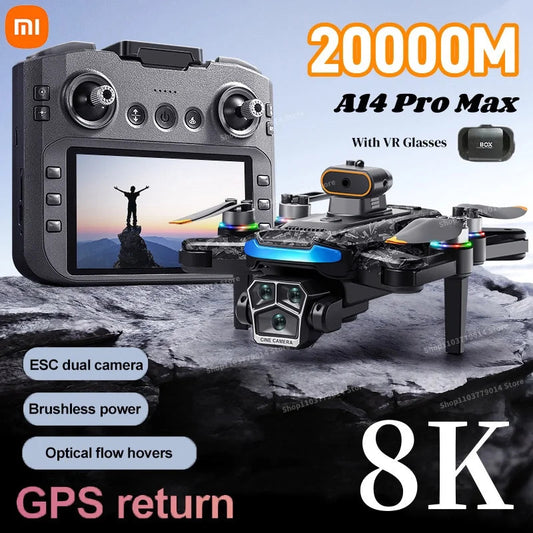 Xiaomi A14Pro Max 8K HD Trois Caméras GPS Sans Balais