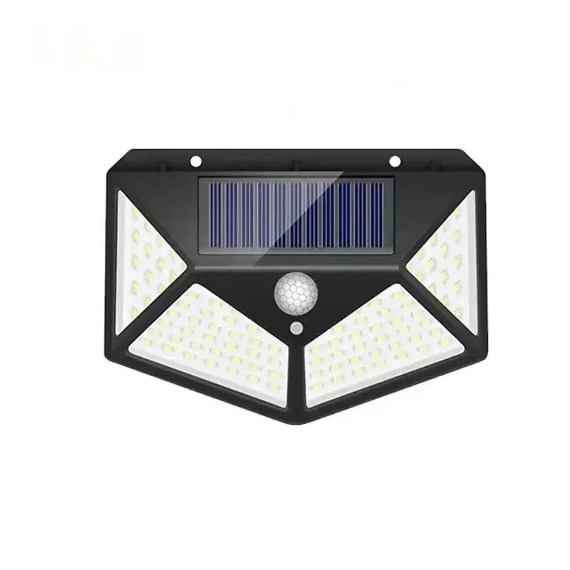 Lampe solaire murale 100 LEDS détection de mouvement gadjeteck