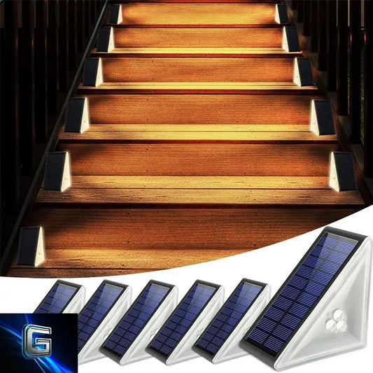 Triangle solaire pour marche extérieur gadjeteck