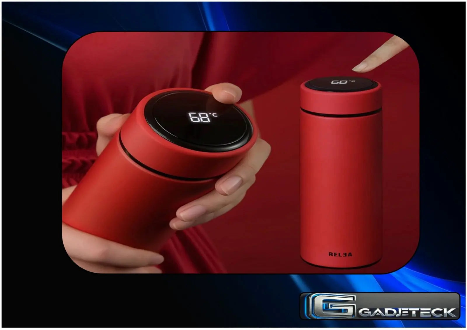 Thermos intelligent avec affichage température - gadjeteck