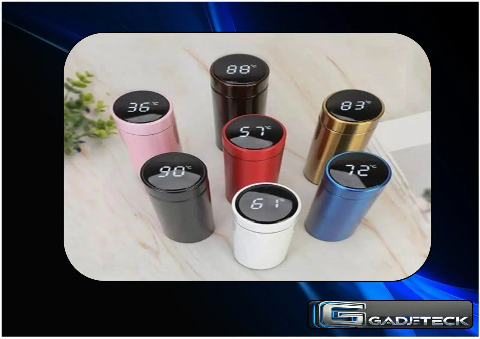 Thermos intelligent avec affichage température - gadjeteck